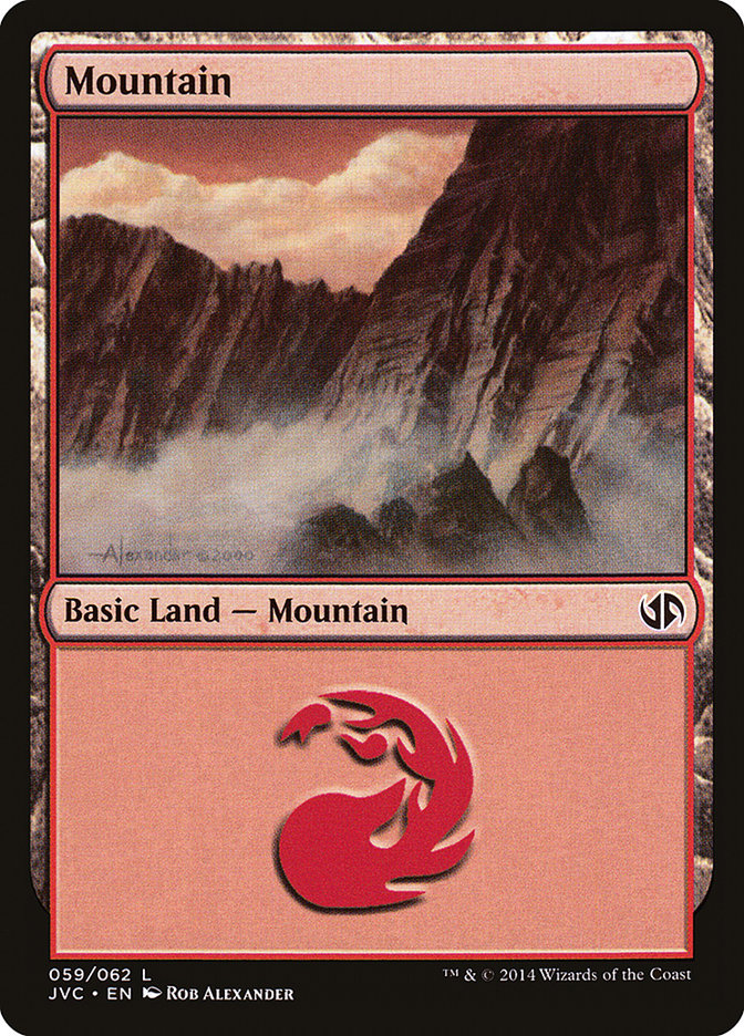 Mountain (59) [Duel Decks Anthology] | Gate City Games LLC