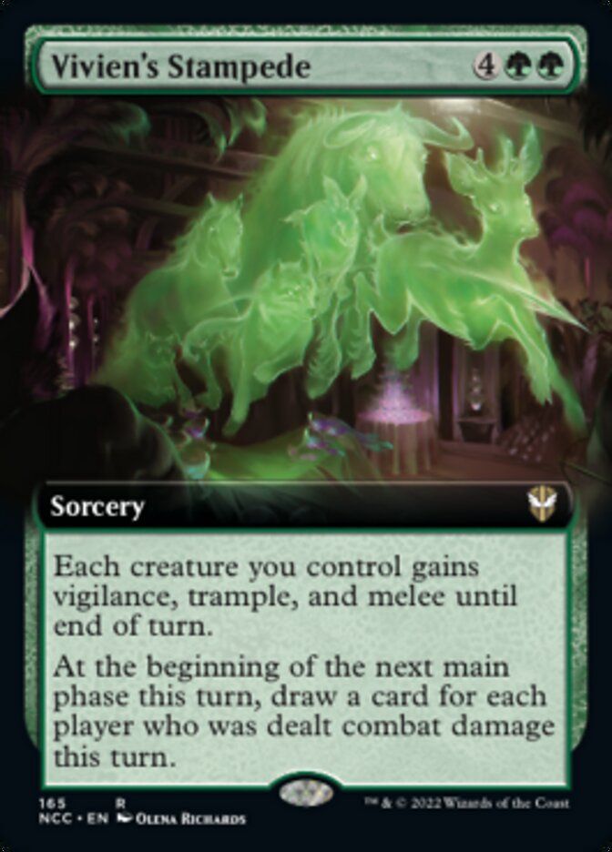 Vivien's Stampede (Extended Art) [Streets of New Capenna Commander] | Gate City Games LLC
