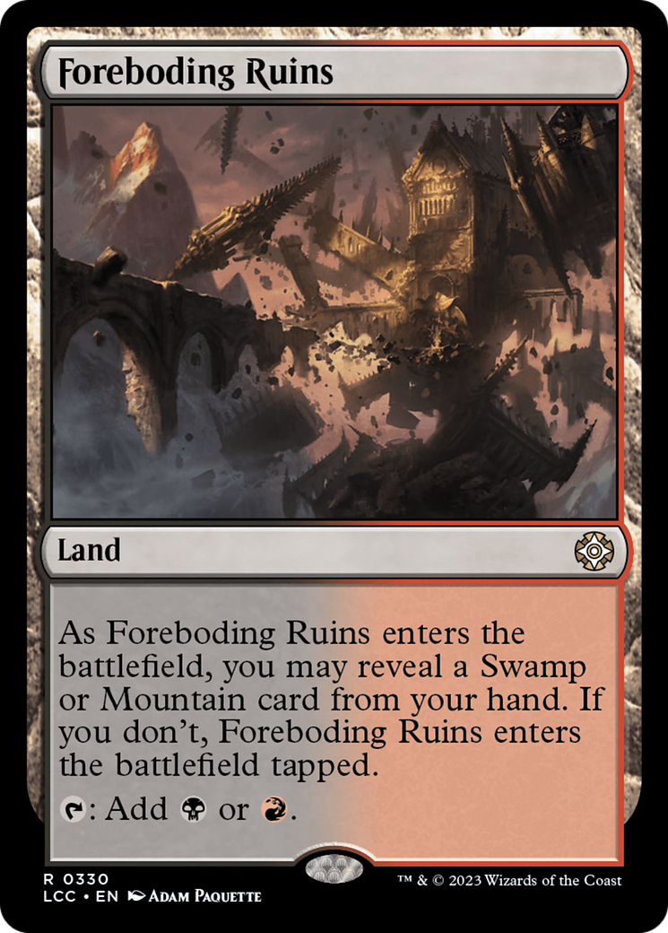 Foreboding Ruins [The Lost Caverns of Ixalan Commander] | Gate City Games LLC