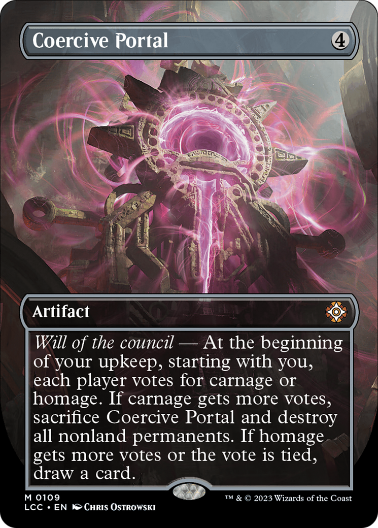 Coercive Portal (Borderless) [The Lost Caverns of Ixalan Commander] | Gate City Games LLC