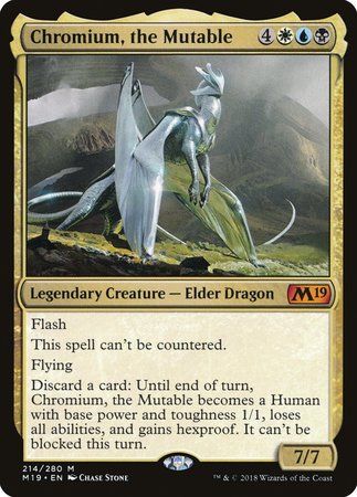 Chromium, the Mutable [Core Set 2019] | Gate City Games LLC