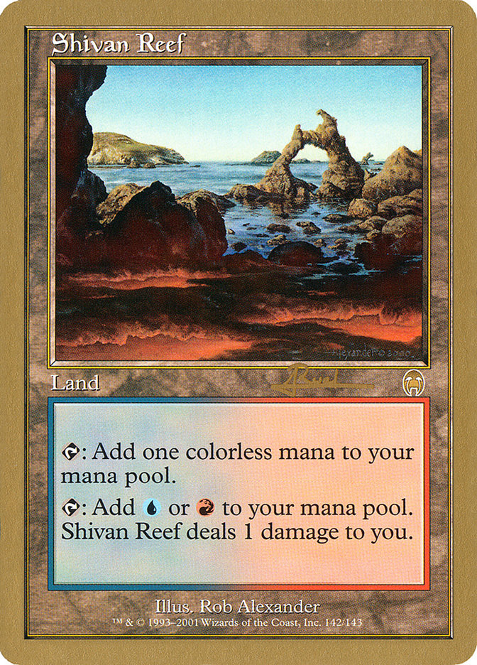 Shivan Reef (Antoine Ruel) [World Championship Decks 2001] | Gate City Games LLC