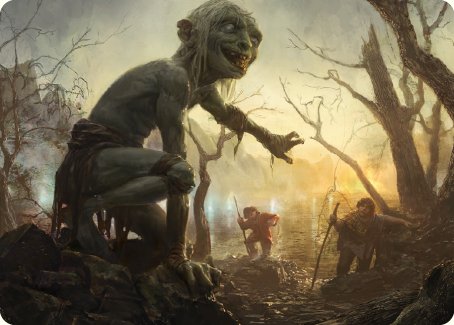 Smeagol, Helpful Guide Art Card [The Lord of the Rings: Tales of Middle-earth Art Series] | Gate City Games LLC