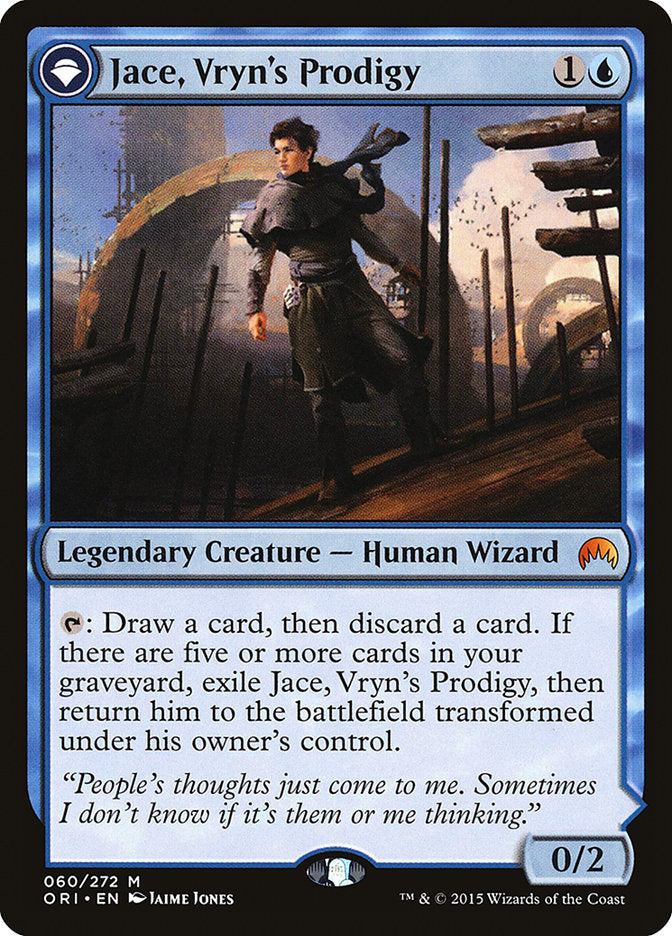 Jace, Vryn's Prodigy // Jace, Telepath Unbound [Magic Origins] | Gate City Games LLC