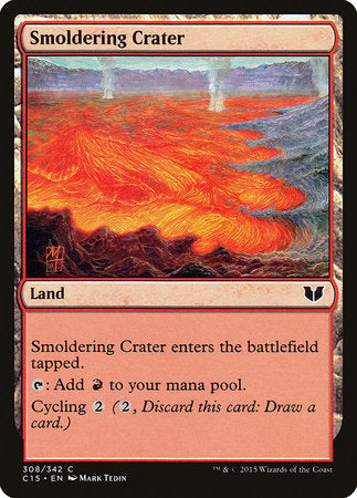 Smoldering Crater [Commander 2015] | Gate City Games LLC