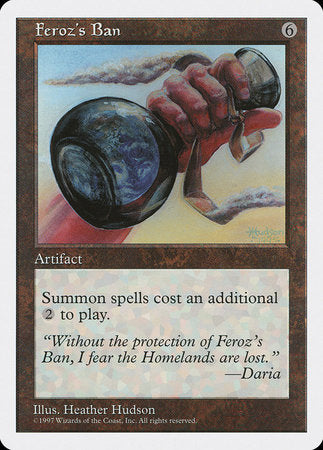 Feroz's Ban [Fifth Edition] | Gate City Games LLC
