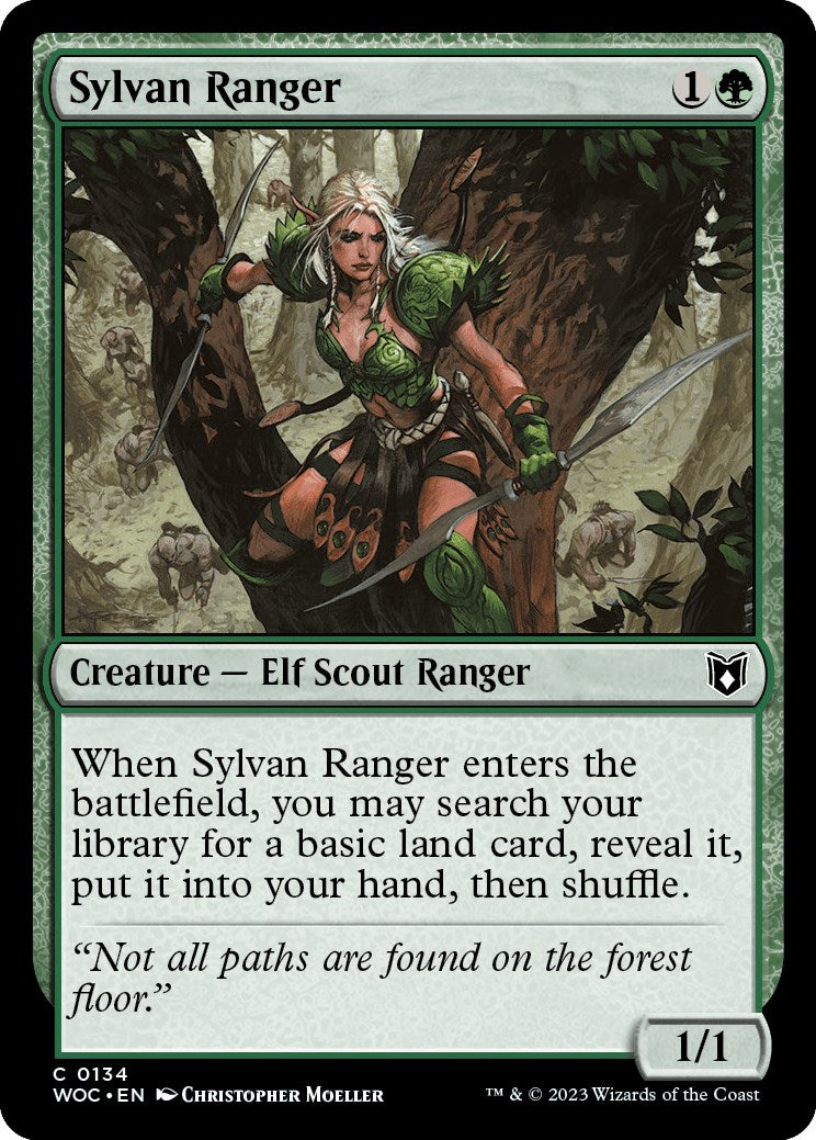 Sylvan Ranger [Wilds of Eldraine Commander] | Gate City Games LLC