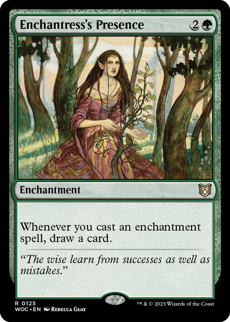 Enchantress's Presence [Wilds of Eldraine Commander] | Gate City Games LLC