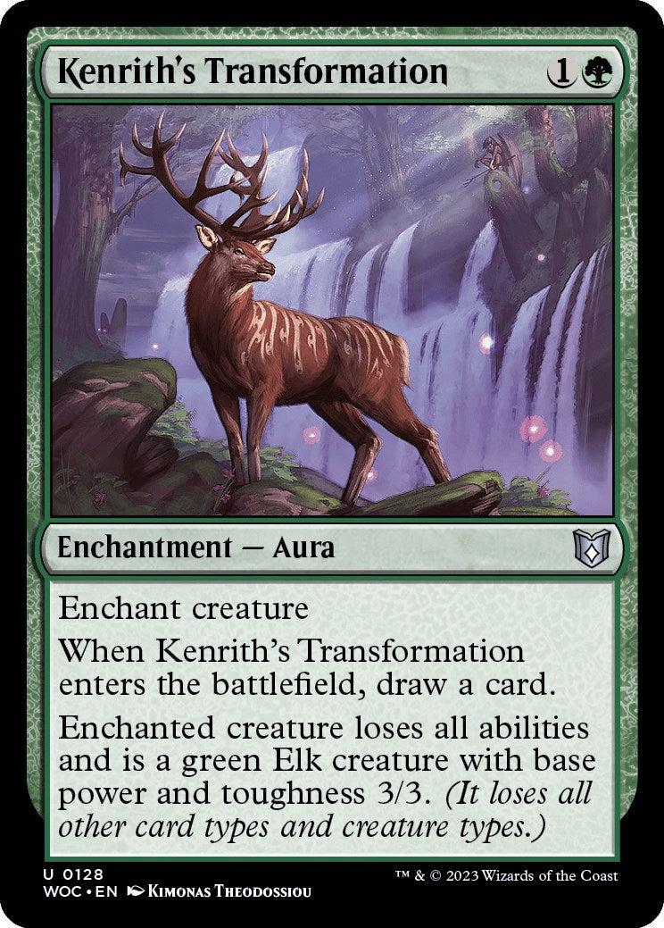 Kenrith's Transformation [Wilds of Eldraine Commander] | Gate City Games LLC