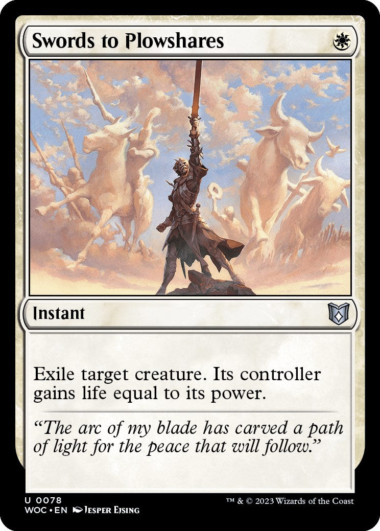 Swords to Plowshares [Wilds of Eldraine Commander] | Gate City Games LLC