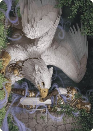 Dutiful Griffin Art Card [Wilds of Eldraine Art Series] | Gate City Games LLC