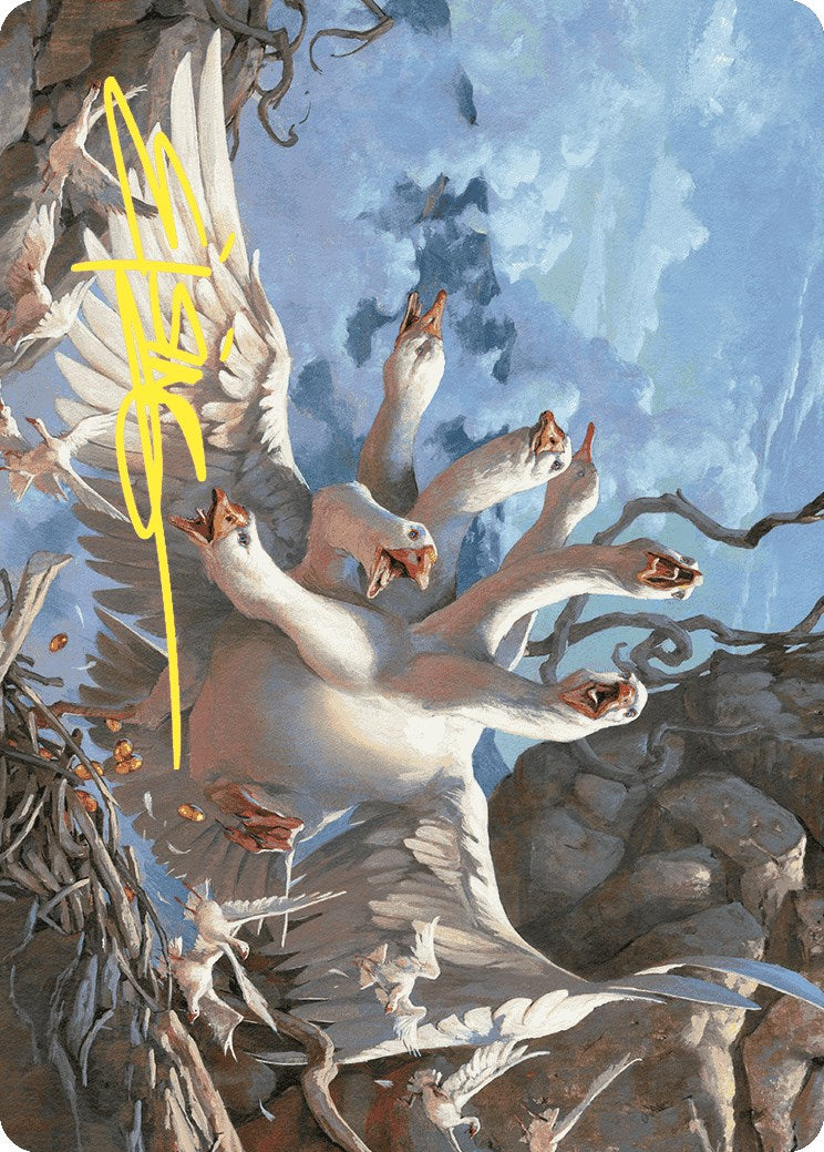 The Goose Mother Art Card (Gold-Stamped Signature) [Wilds of Eldraine Art Series] | Gate City Games LLC