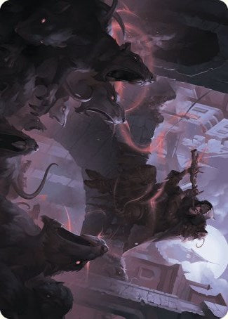 Gnawing Crescendo Art Card [Wilds of Eldraine Art Series] | Gate City Games LLC