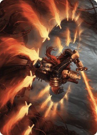 Heartflame Duelist Art Card [Wilds of Eldraine Art Series] | Gate City Games LLC