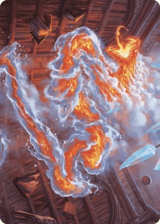 Scalding Viper Art Card [Wilds of Eldraine Art Series] | Gate City Games LLC