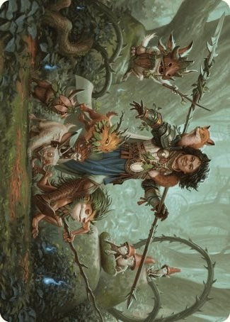 Ellivere of the Wild Court Art Card [Wilds of Eldraine Art Series] | Gate City Games LLC