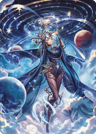 Omniscience Anime Art Card [Wilds of Eldraine Art Series] | Gate City Games LLC