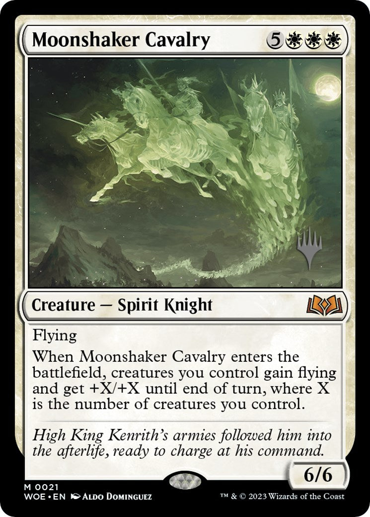 Moonshaker Cavalry (Promo Pack) [Wilds of Eldraine Promos] | Gate City Games LLC