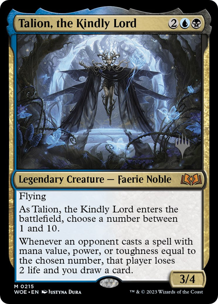 Talion, the Kindly Lord (Promo Pack) [Wilds of Eldraine Promos] | Gate City Games LLC