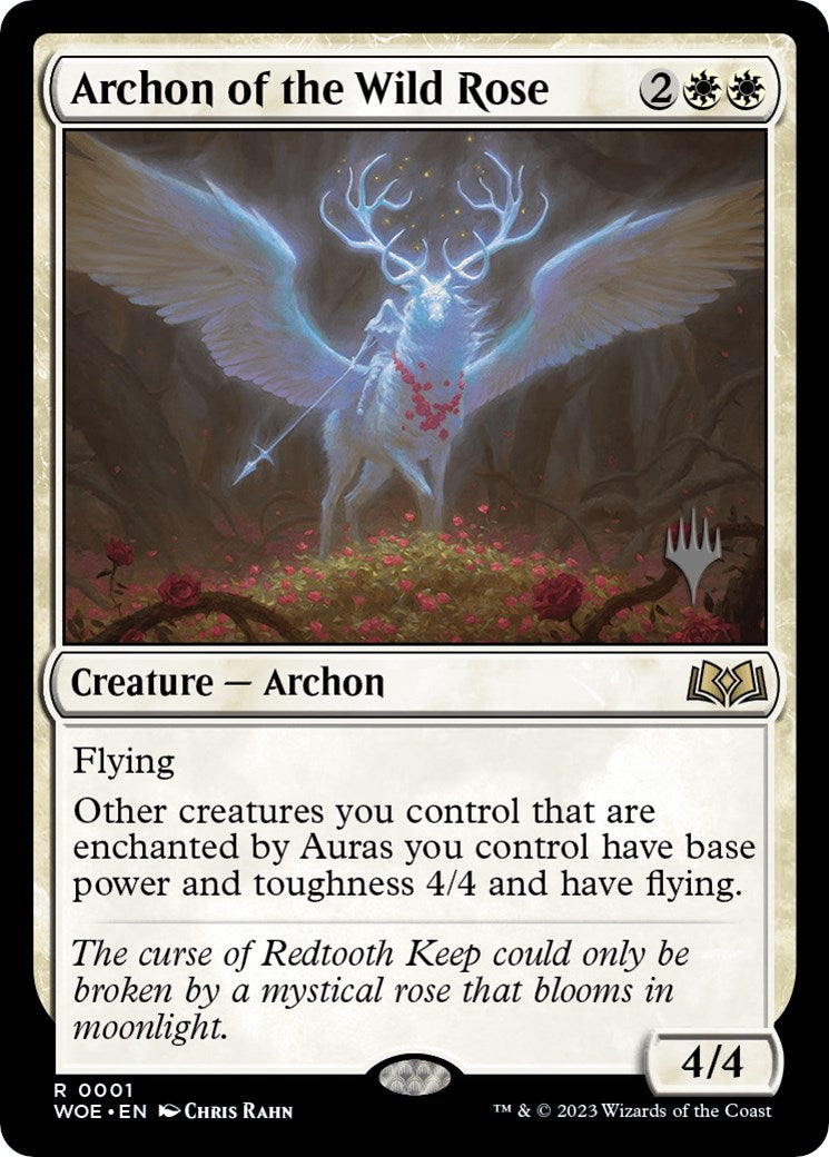 Archon of the Wild Rose (Promo Pack) [Wilds of Eldraine Promos] | Gate City Games LLC