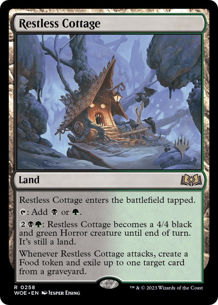 Restless Cottage (Promo Pack) [Wilds of Eldraine Promos] | Gate City Games LLC