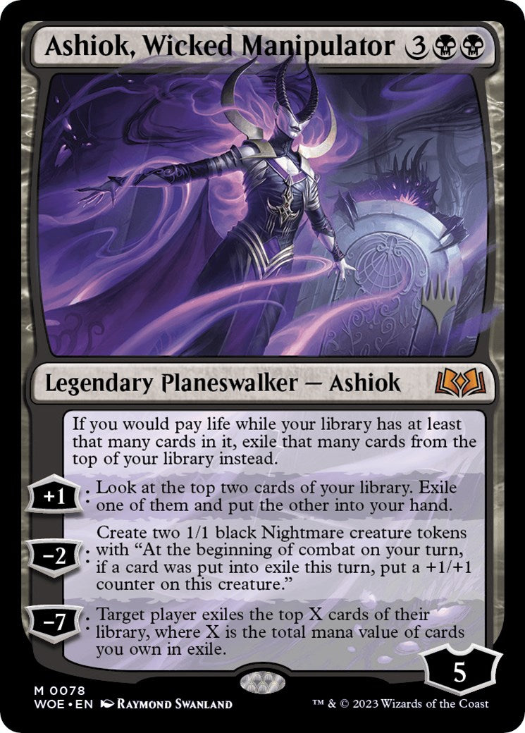 Ashiok, Wicked Manipulator (Promo Pack) [Wilds of Eldraine Promos] | Gate City Games LLC