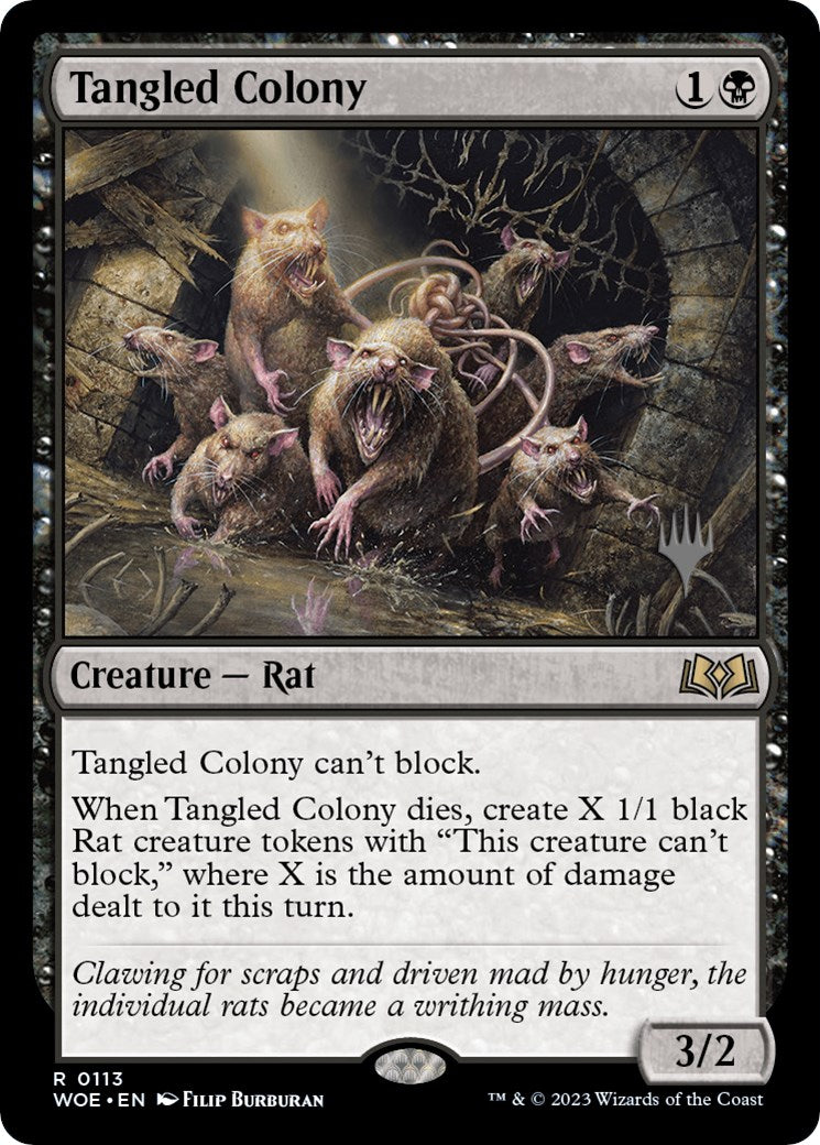 Tangled Colony (Promo Pack) [Wilds of Eldraine Promos] | Gate City Games LLC