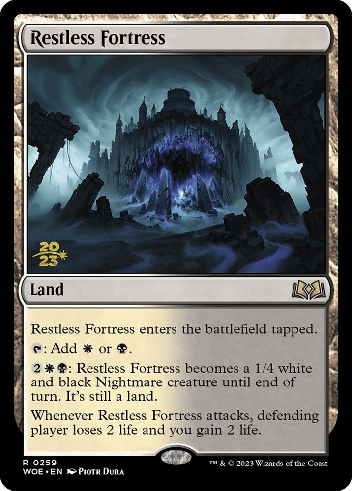 Restless Fortress [Wilds of Eldraine Prerelease Promos] | Gate City Games LLC