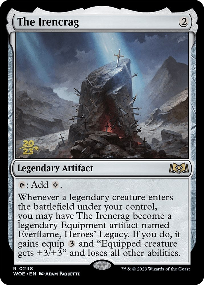 The Irencrag [Wilds of Eldraine Prerelease Promos] | Gate City Games LLC