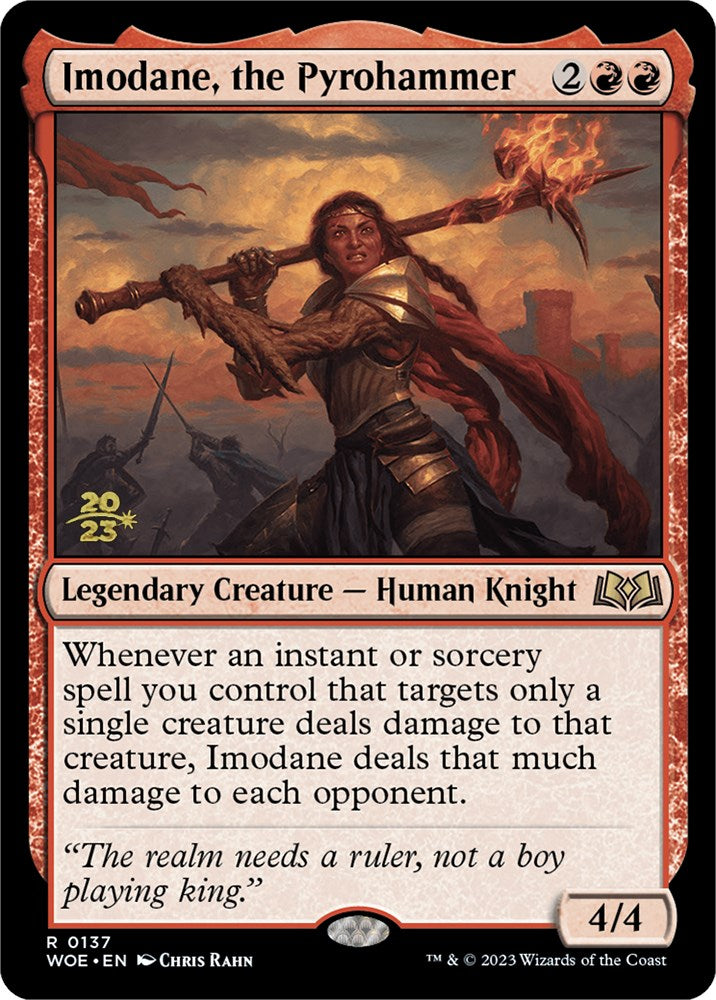 Imodane, the Pyrohammer [Wilds of Eldraine Prerelease Promos] | Gate City Games LLC