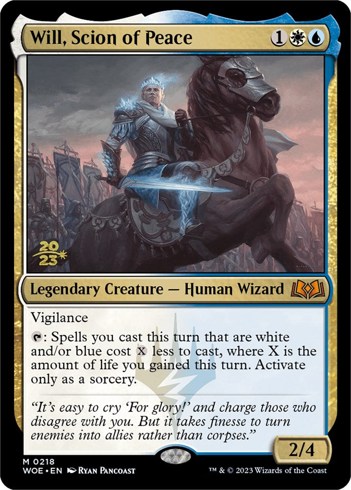 Will, Scion of Peace [Wilds of Eldraine Prerelease Promos] | Gate City Games LLC