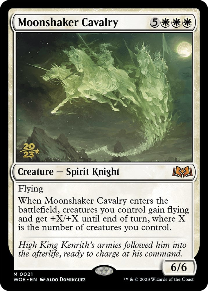 Moonshaker Cavalry [Wilds of Eldraine Prerelease Promos] | Gate City Games LLC