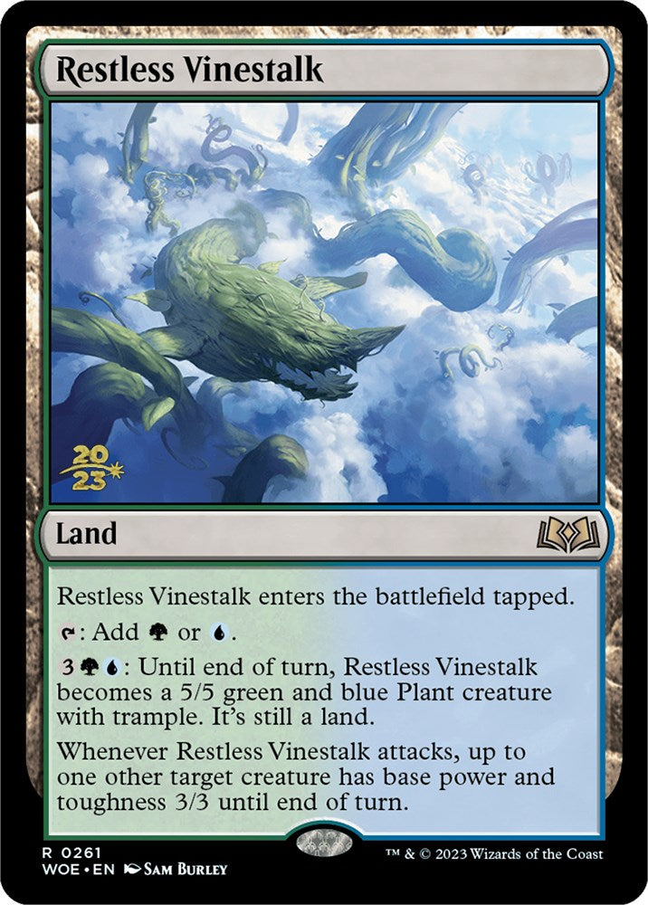 Restless Vinestalk [Wilds of Eldraine Prerelease Promos] | Gate City Games LLC