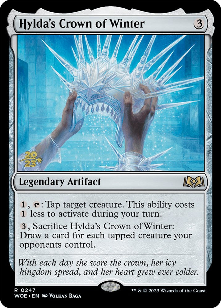 Hylda's Crown of Winter [Wilds of Eldraine Prerelease Promos] | Gate City Games LLC