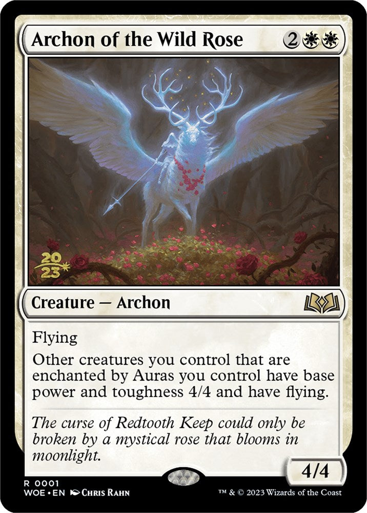 Archon of the Wild Rose [Wilds of Eldraine Prerelease Promos] | Gate City Games LLC