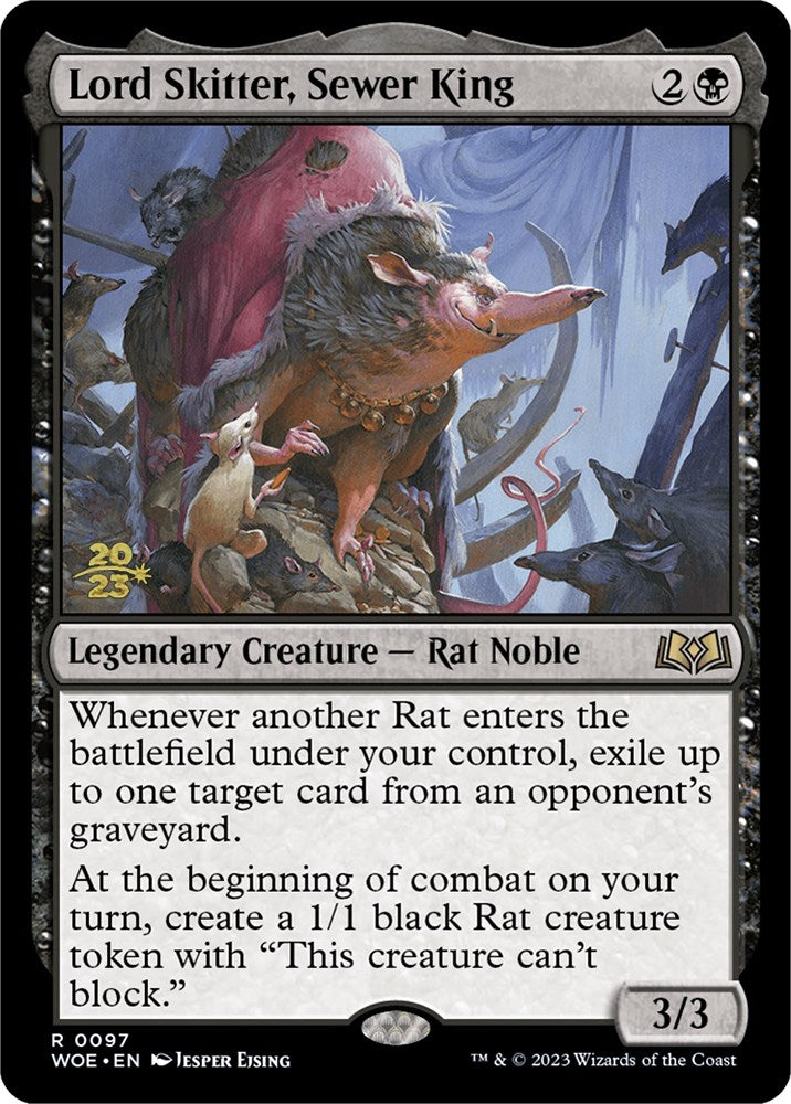 Lord Skitter, Sewer King [Wilds of Eldraine Prerelease Promos] | Gate City Games LLC