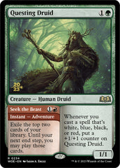 Questing Druid // Seek the Beast [Wilds of Eldraine Prerelease Promos] | Gate City Games LLC