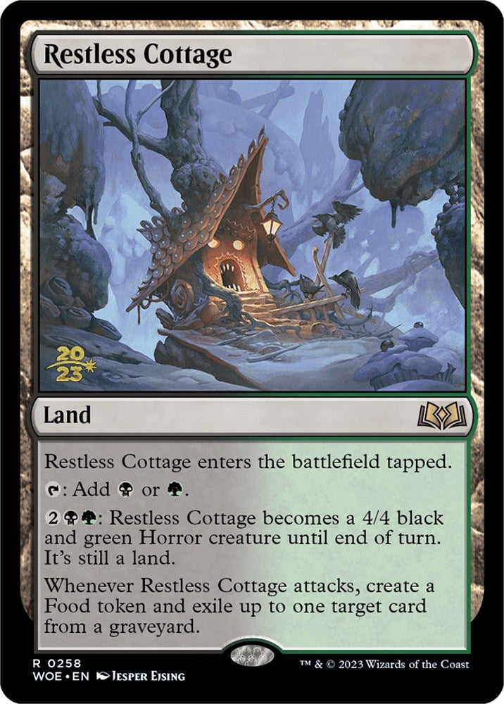 Restless Cottage [Wilds of Eldraine Prerelease Promos] | Gate City Games LLC