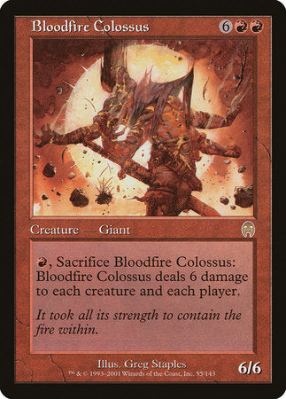 Bloodfire Colossus [Apocalypse] | Gate City Games LLC