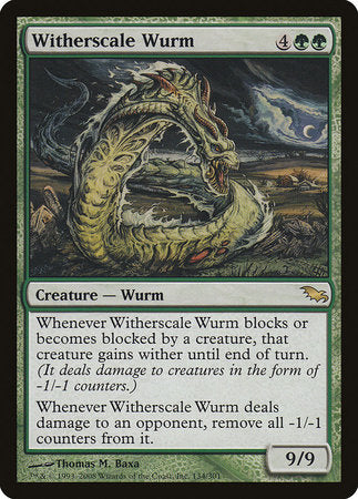 Witherscale Wurm [Shadowmoor] | Gate City Games LLC