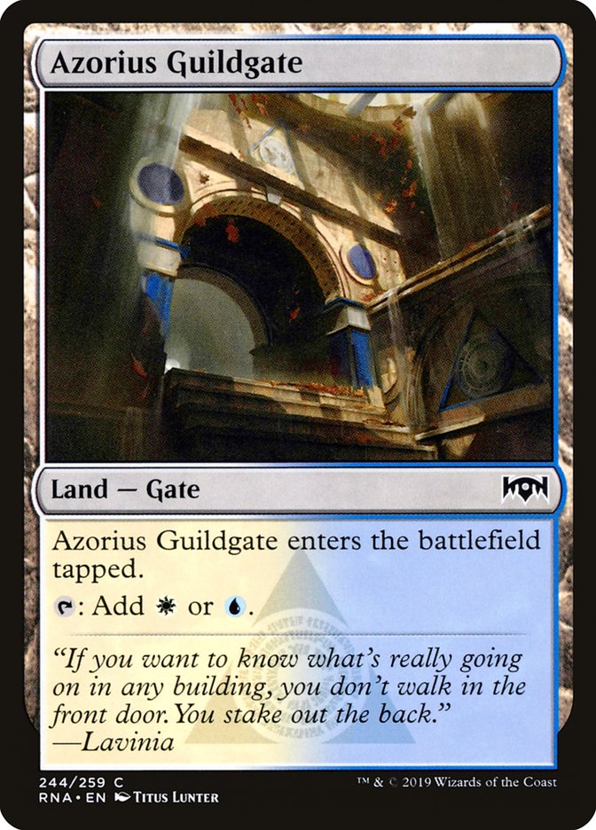 Azorius Guildgate (244/259) [Ravnica Allegiance] | Gate City Games LLC