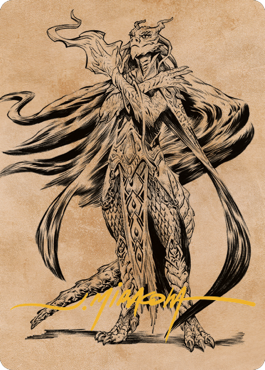 Lozhan, Dragons' Legacy Art Card (Gold-Stamped Signature) [Commander Legends: Battle for Baldur's Gate Art Series] | Gate City Games LLC
