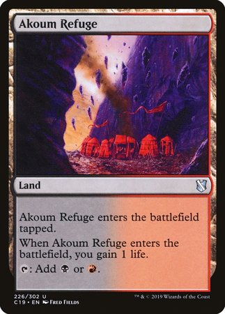 Akoum Refuge [Commander 2019] | Gate City Games LLC