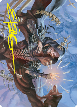 Valentin, Dean of the Vein Art Card (Gold-Stamped Signature) [Strixhaven: School of Mages Art Series] | Gate City Games LLC