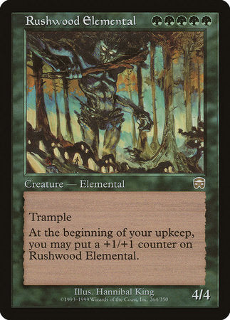 Rushwood Elemental [Mercadian Masques] | Gate City Games LLC