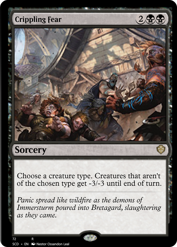 Crippling Fear [Starter Commander Decks] | Gate City Games LLC