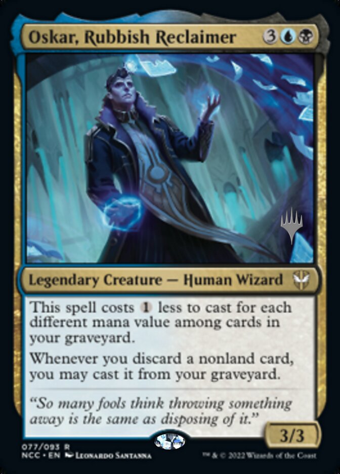 Oskar, Rubbish Reclaimer (Promo Pack) [Streets of New Capenna Commander Promos] | Gate City Games LLC