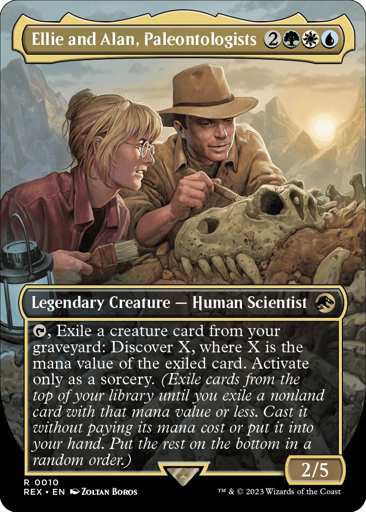 Ellie and Alan, Paleontologists (Borderless) [Jurassic World Collection] | Gate City Games LLC