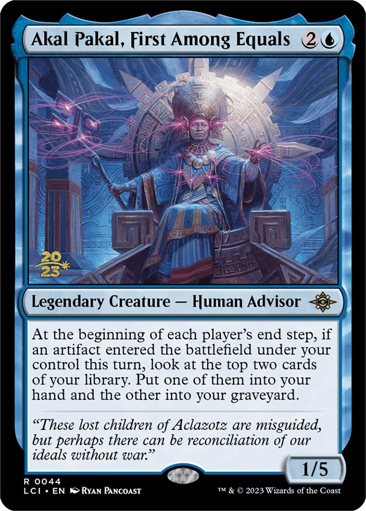 Akal Pakal, First Among Equals [The Lost Caverns of Ixalan Prerelease Cards] | Gate City Games LLC