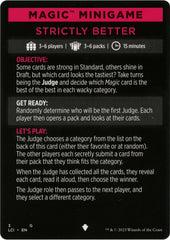 Strictly Better (Magic Minigame) [The Lost Caverns of Ixalan Minigame] | Gate City Games LLC